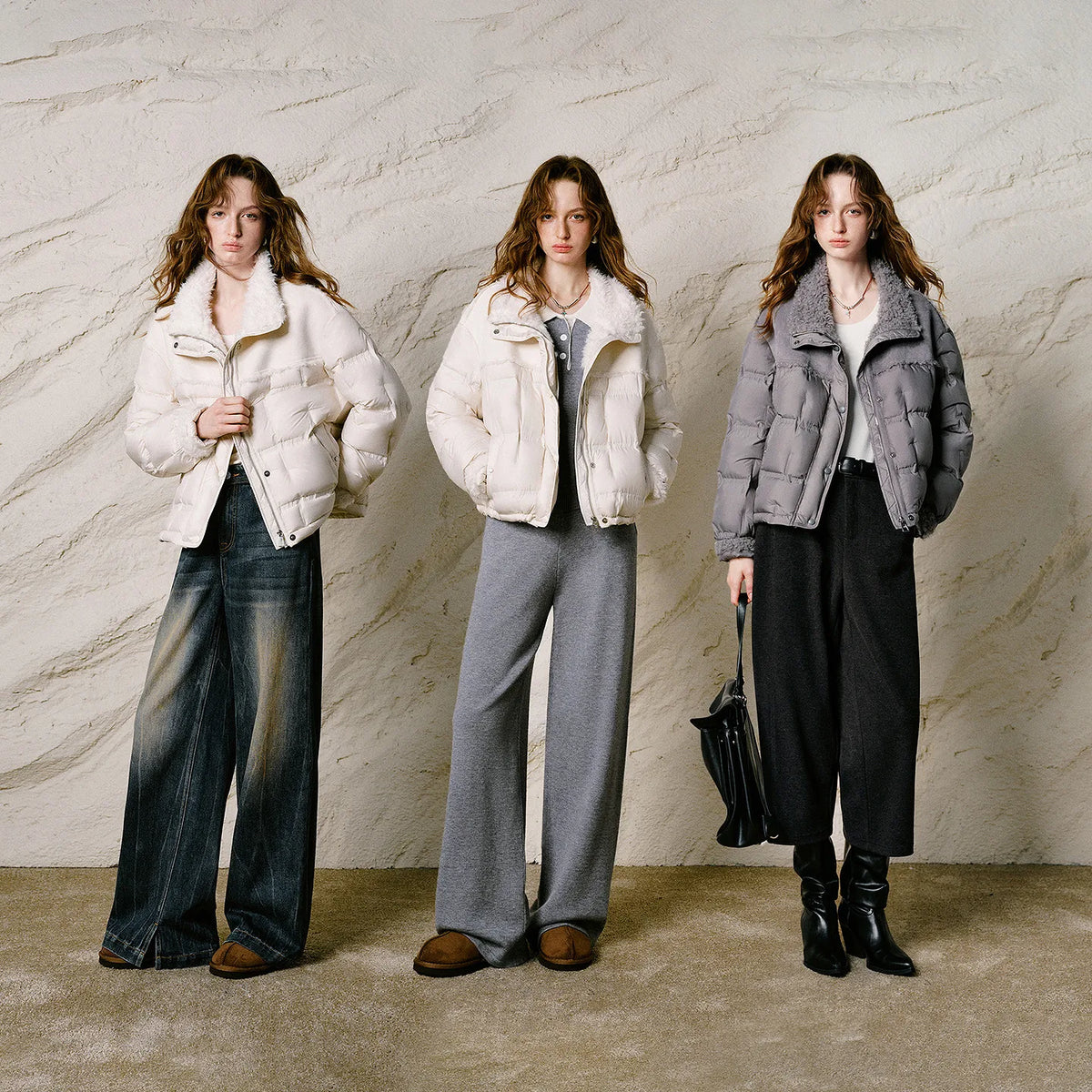 Paneled Puffer Jacket