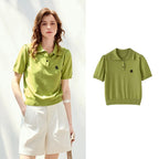 Motif-Detail Short-Sleeve Polo