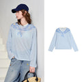 Relaxed Striped Long-Sleeve Tee