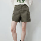 Flap-Pocket Cargo Shorts