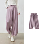 Gathered-Hem Balloon Pants