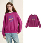 Floral Graphic Crewneck Sweatshirt