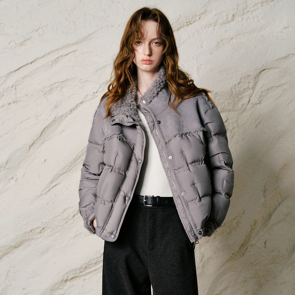 Paneled Puffer Jacket