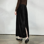 Side-Slit Long Skirt