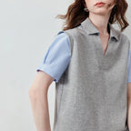 Layered-Look Polo Top