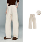 Seam-Detail Wide-Leg Sweatpants