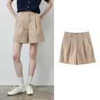 Pleated Tailored Shorts