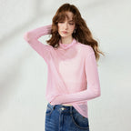 Long-Sleeve Turtleneck Top