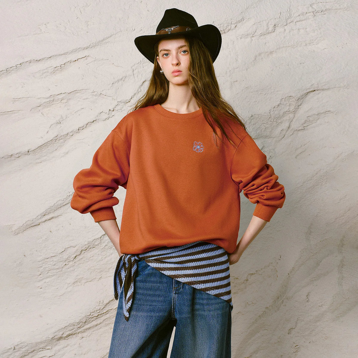 Relaxed Crewneck Sweatshirt