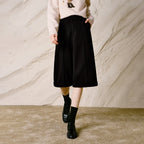 Cuffed Wide-Leg Culottes