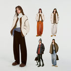 Contrast-Edge Textured Jacket