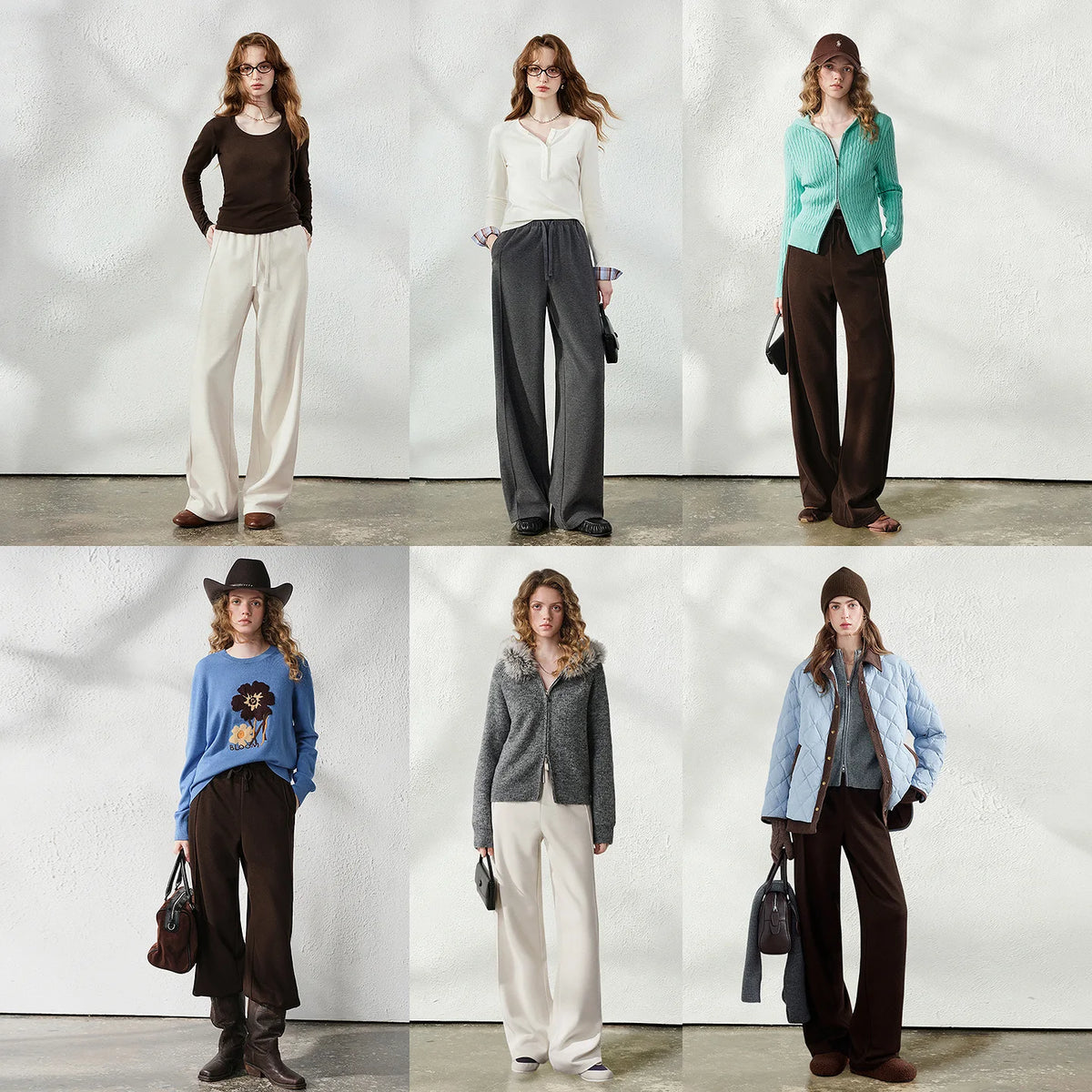 Drawstring Wide-Leg Pants