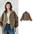 Belted Flap-Pocket Jacket
