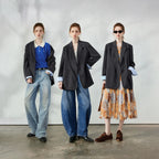 Contrast-Cuff Relaxed Blazer