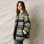 Fair Isle Button-Front Jacket