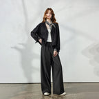 V-Neck Balloon-Sleeve Cardigan