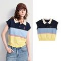 Colorblock Button-Front Polo