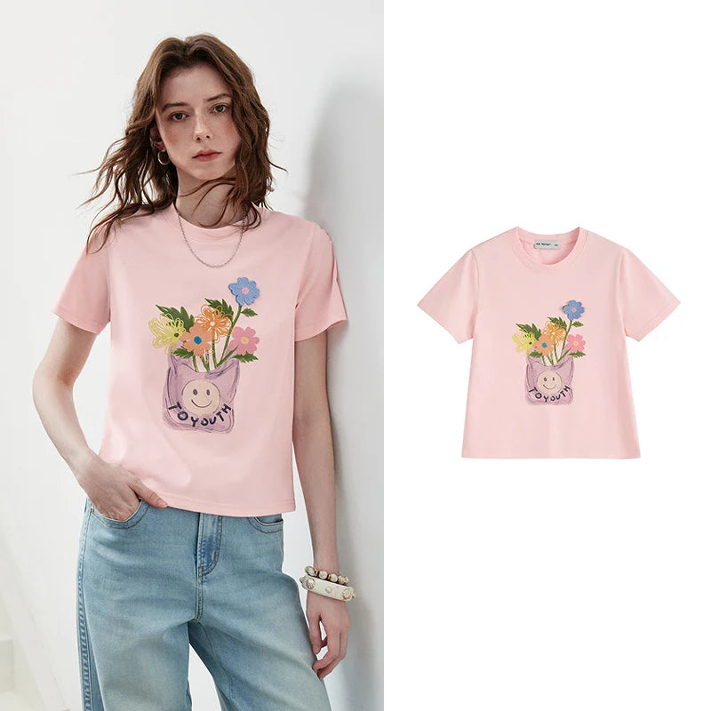 Flower-Bouquet Graphic Tee