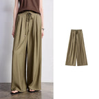 Drawstring Wide-Leg Pants