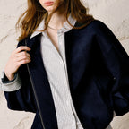 Layered-Look Zip Jacket