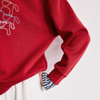 Horse Graphic Layered-Look Sweatshirt