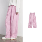 Drawstring Wide-Leg Pants