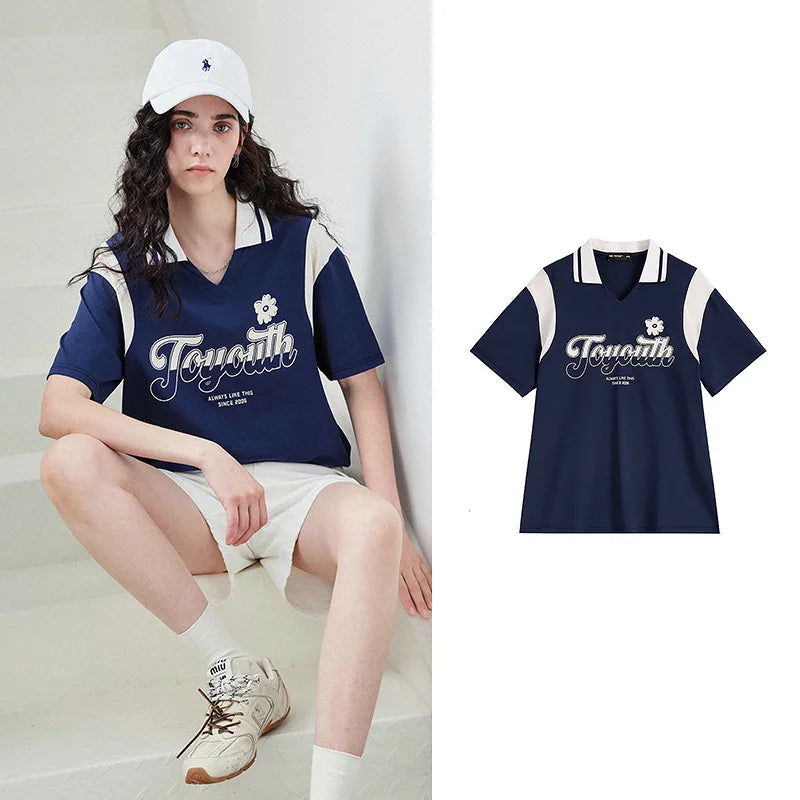 V-Neck Sports Jersey Tee