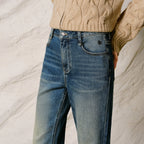Faded Flared Jeans