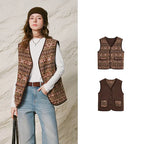 Patch-Pocket Button-Front Vest