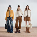 Collarless Zip Puffer Jacket