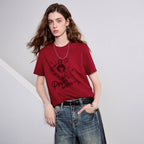 Slogan Graphic Crewneck Tee