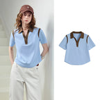 Colorblock Polo Tee