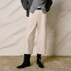 Cropped Wide-Leg Pants