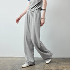 Polo Top and Wide-Leg Pants Set