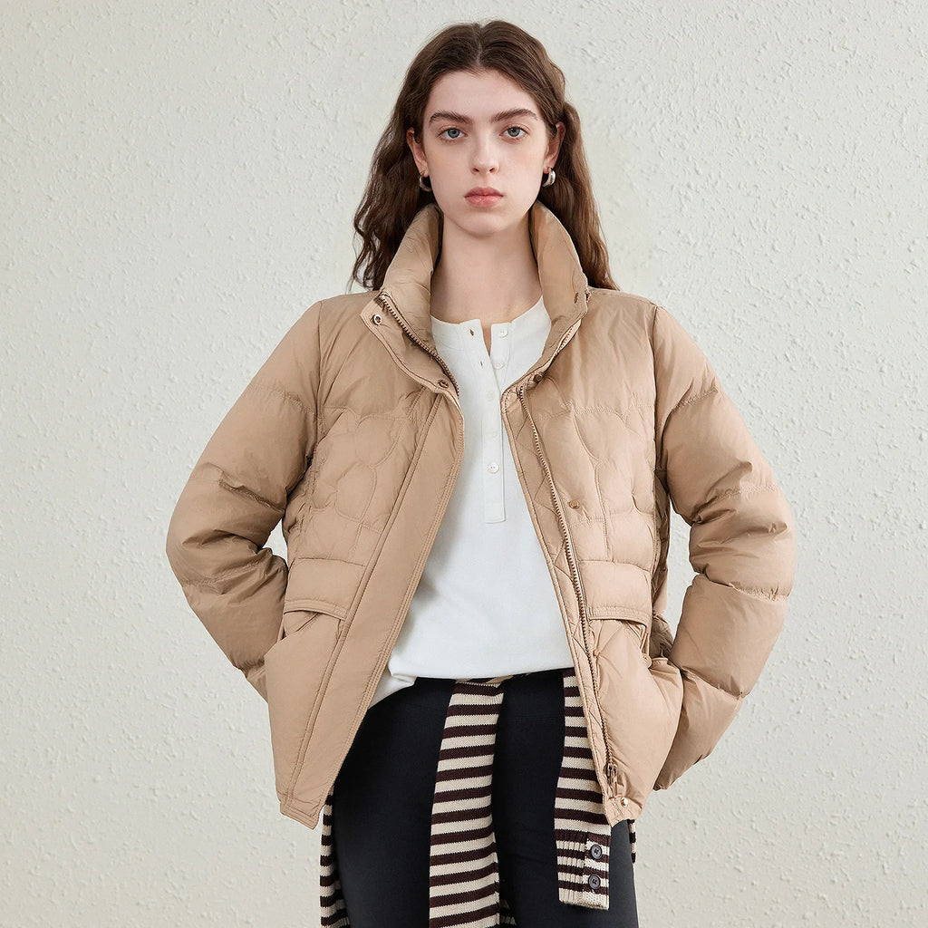 Stand-Collar Puffer Jacket