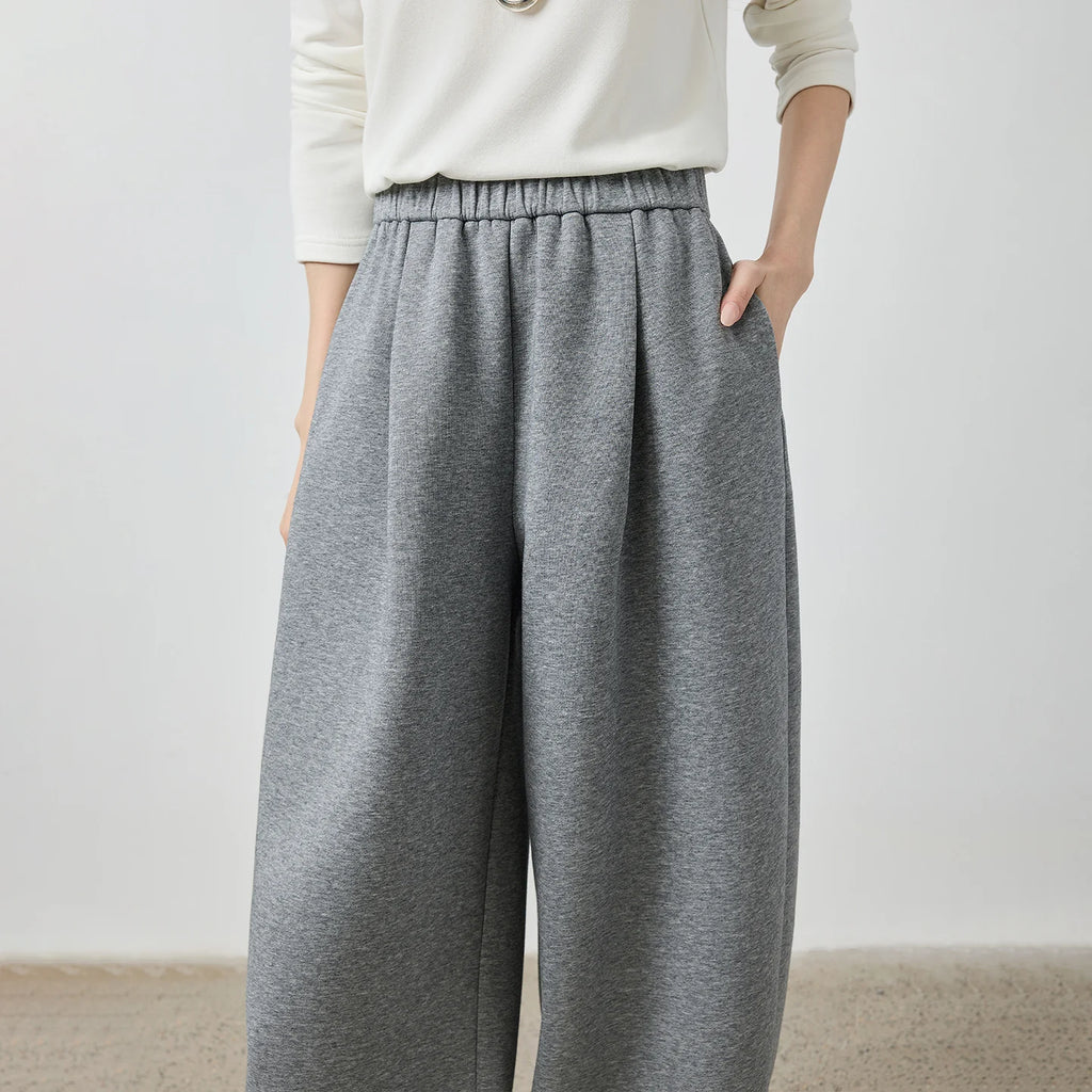 Elastic-Waist Balloon Pants