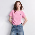 Heart-Motif Short-Sleeve Tee