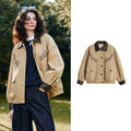 Floral-Motif Collared Jacket