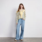 Relaxed Striped Crewneck Sweater
