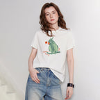 Parrot Graphic Crewneck Tee