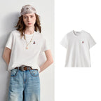 Graphic Short-Sleeve Henley Tee