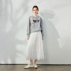 Floral Letter Graphic Sweatshirt