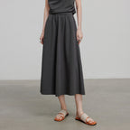 Polo Top and Midi Skirt Set