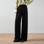 Pleated Wide-Leg Pants