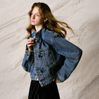Toggle-Fastened Denim Jacket