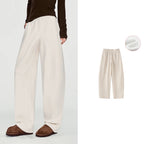 Curved-Leg Pull-On Pants