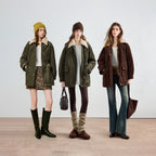 Shaggy-Collar Drawstring Jacket