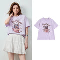 Cat Graphic Crewneck Tee