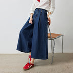 Cropped Wide-Leg Jeans