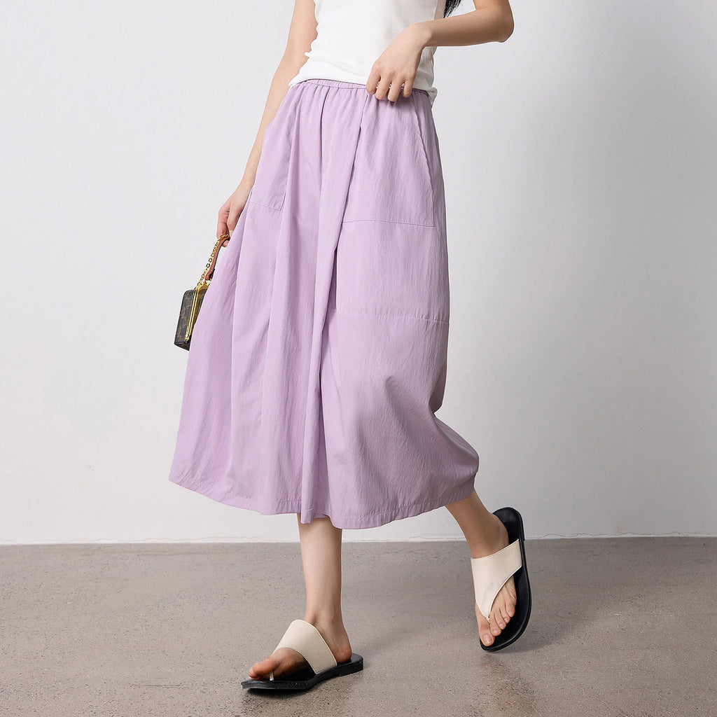 Cropped Wide-Leg Culottes